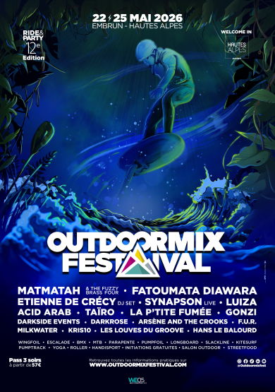 Affiche Outdoormix Festival 2026
