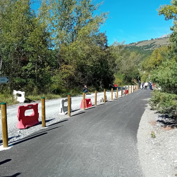 Photo de la voie verte à Crots